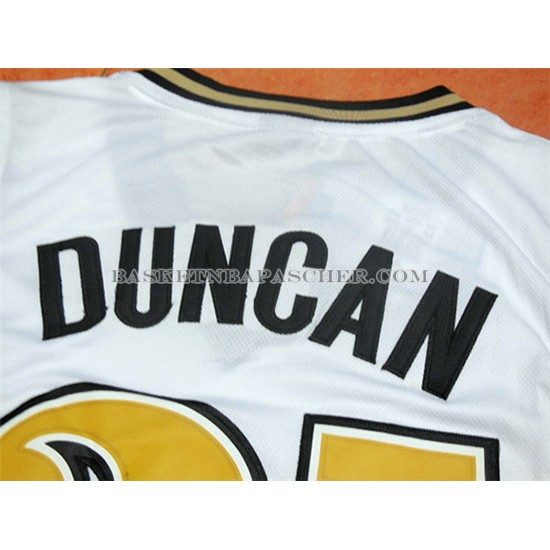 Maillot NCAA Wake Forest Demon Deacons Tim Duncan Blacno